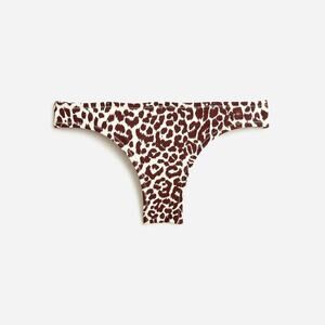 J.Crew Hipster Full-Coverage Bikini Bottom in Leopard Print Size 2X‎ NWT